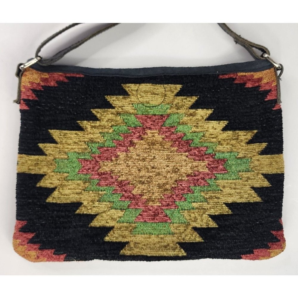 Raj LA Purse Womens Aztec Pattern Southwestern Boho Hippie Crossbody Shoulder - Picture 2 of 16